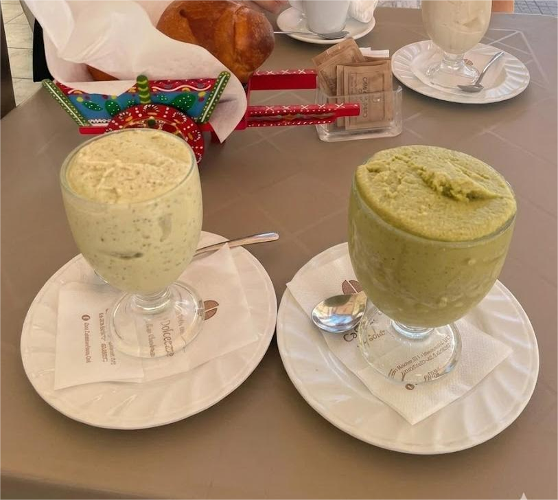 Granita mandorla tostata & pistacchio